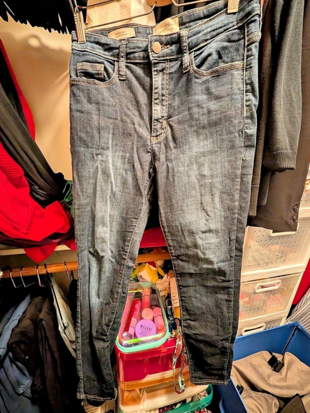 Universal Thread High Rise Skinny Jeans Blue Size 4